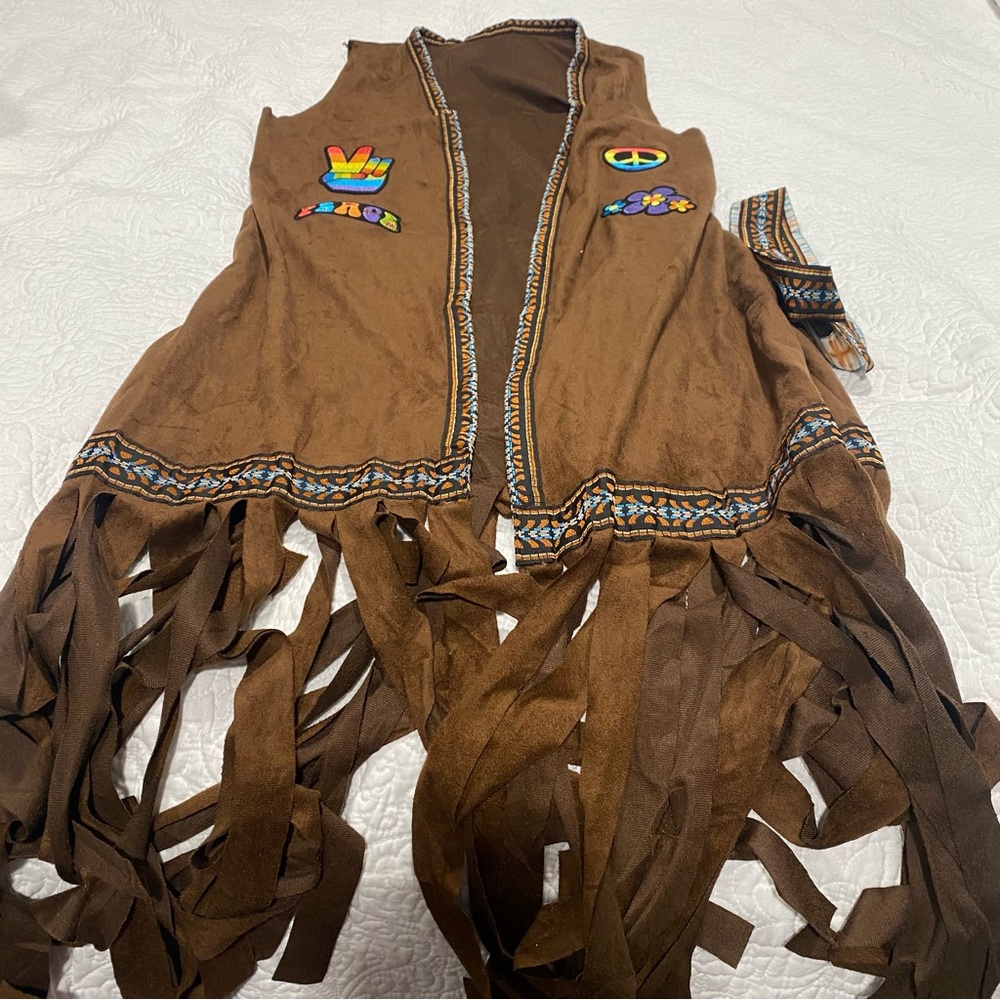 Hippie Costume Fringe Vest